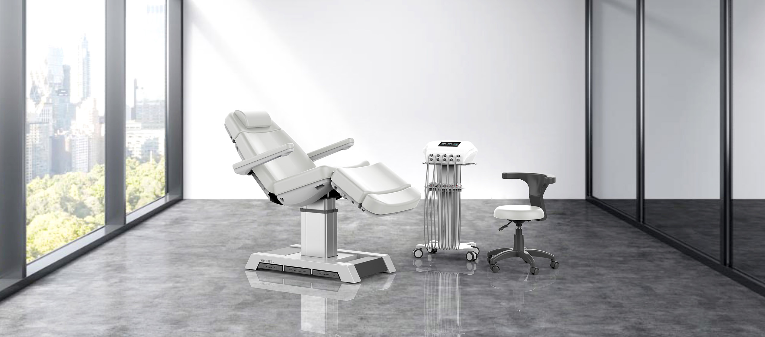 Silverfox 2238TB Three-Motor Spa Table