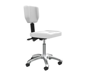 Silverfox 1030 Beautician Stool with Backrest