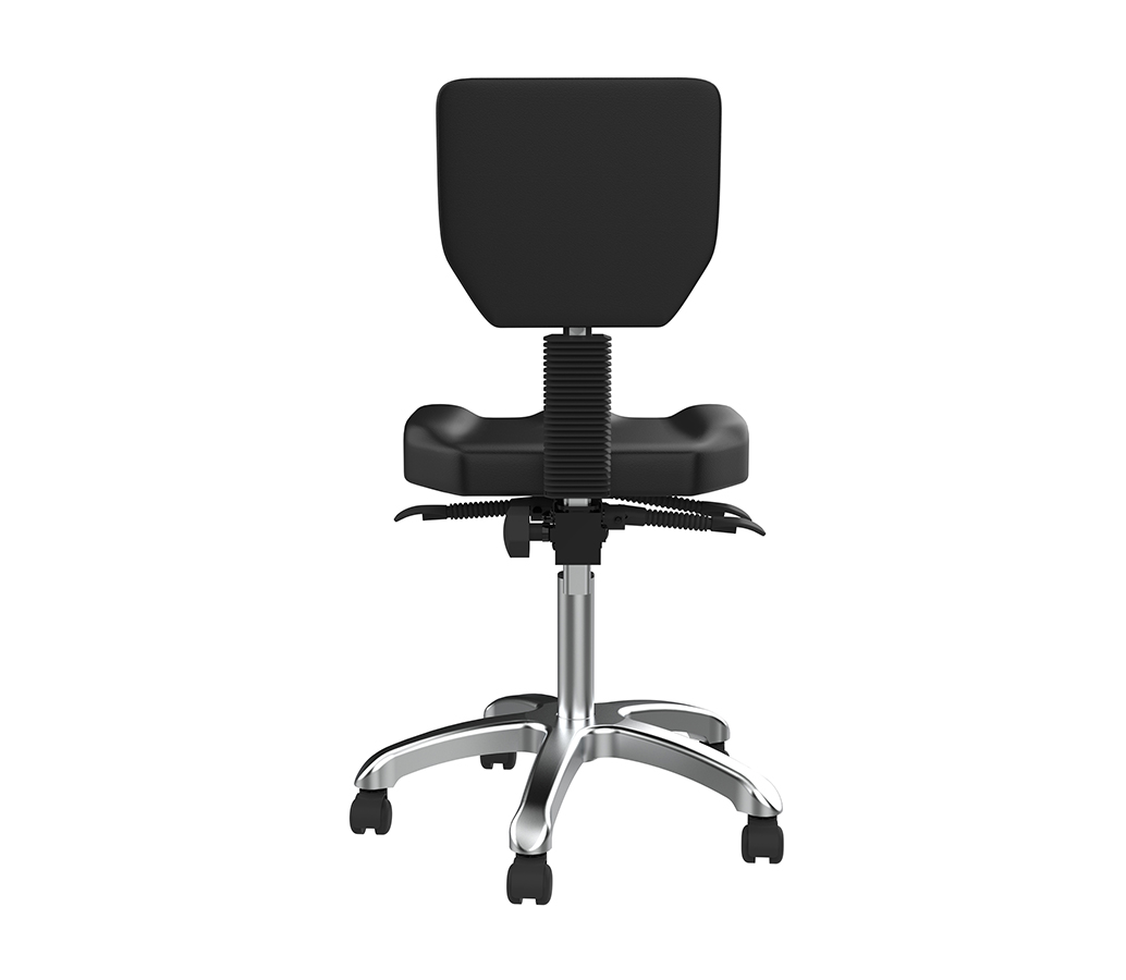 Silverfox 1030 Beautician Stool with Backrest - Image 6