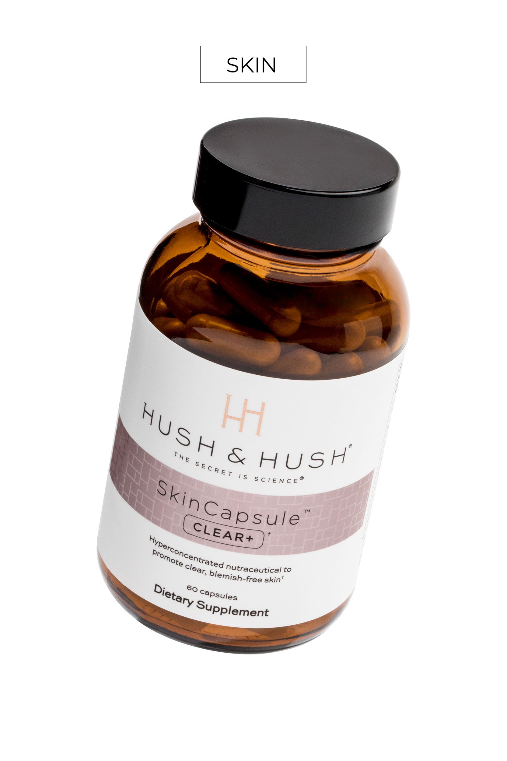 SkinCapsule CLEAR+ Supplement — 60 Capsules