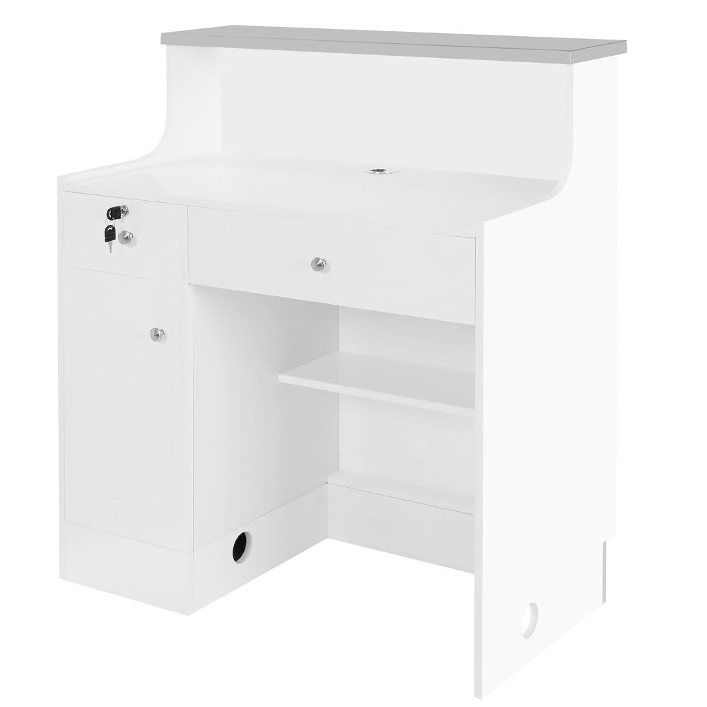 Janus Deluxe - LED Modern Reception Desk - Image 4