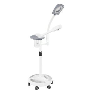 NanoMist Professional Facial Steamer with LED Magnifying Lamp & Aromatherapy