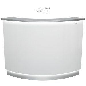 Janus Combination - LED Illuminated Curved Reception Desk