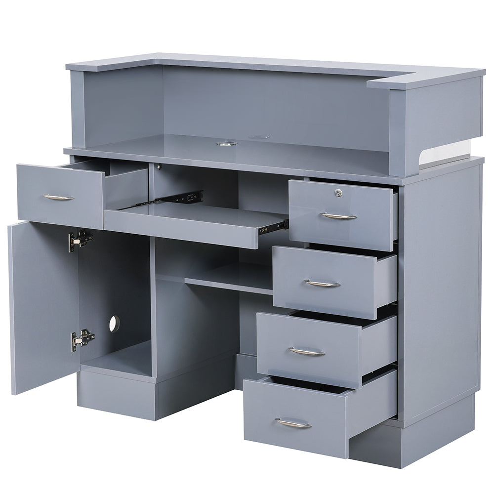 Langara LED Modern Reception Desk - Image 26