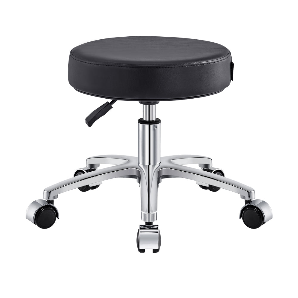 Lunar Low Stool with Wheels